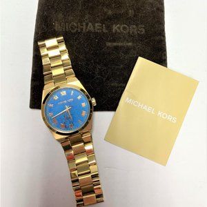 Michael Kors Women's Channing Gold-Tone SS Watch